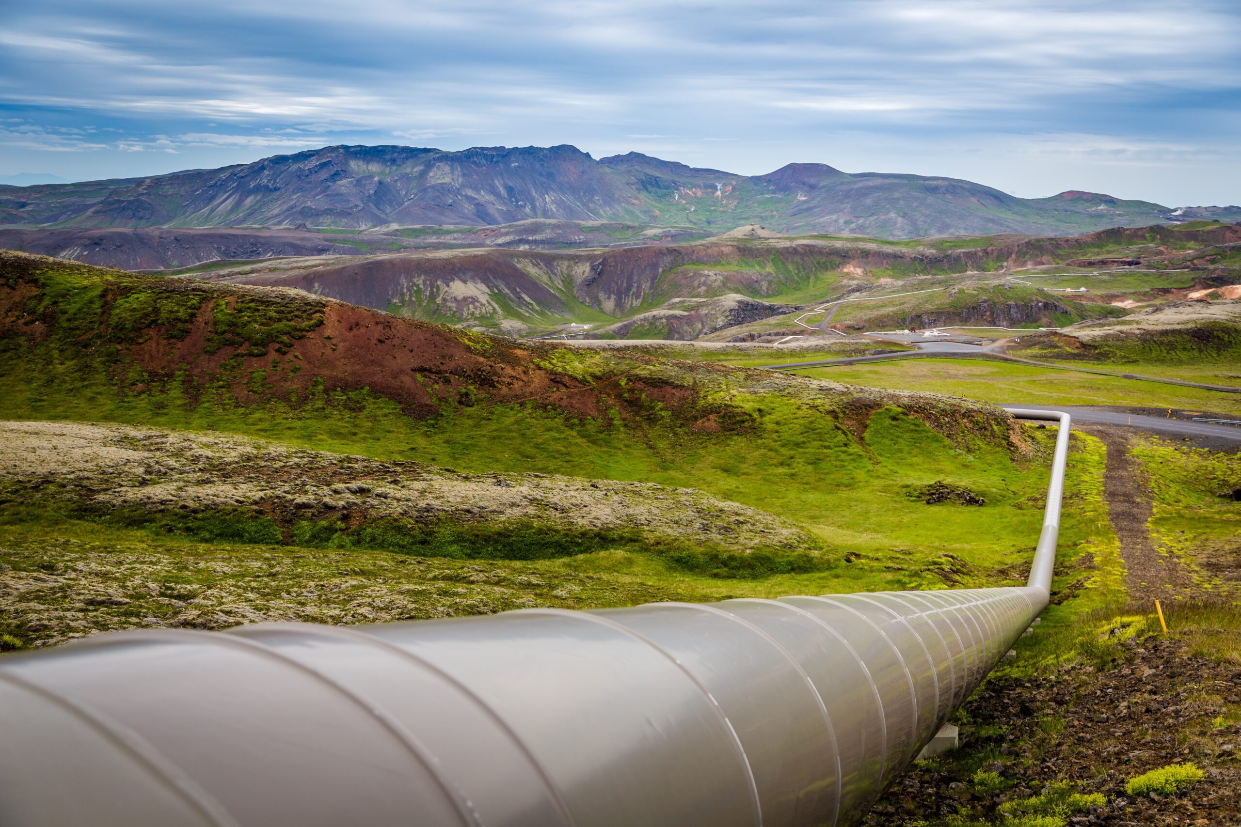 gas pipeline above ground